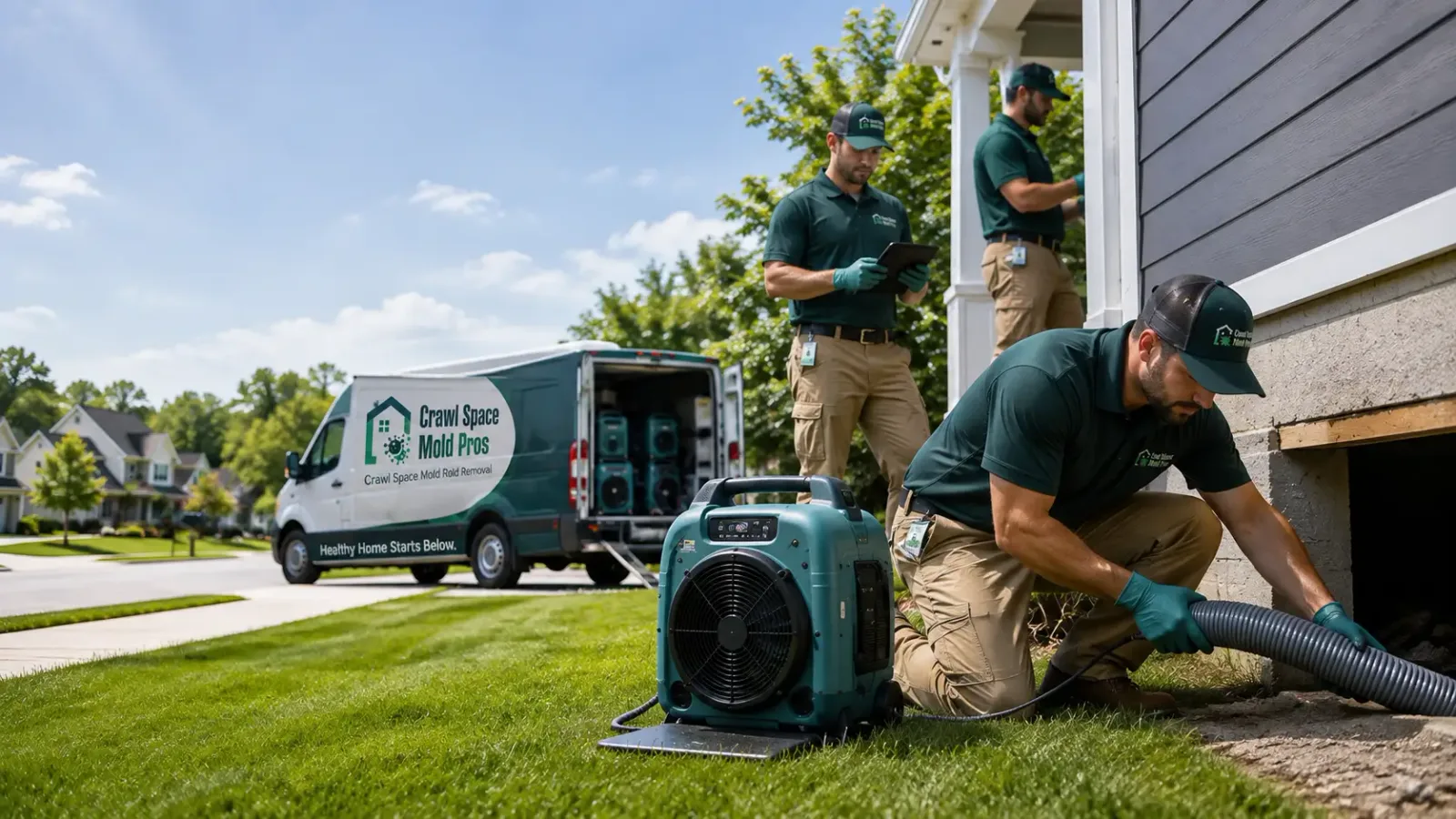 Crawl Space Mold Removal in Adair, IL
